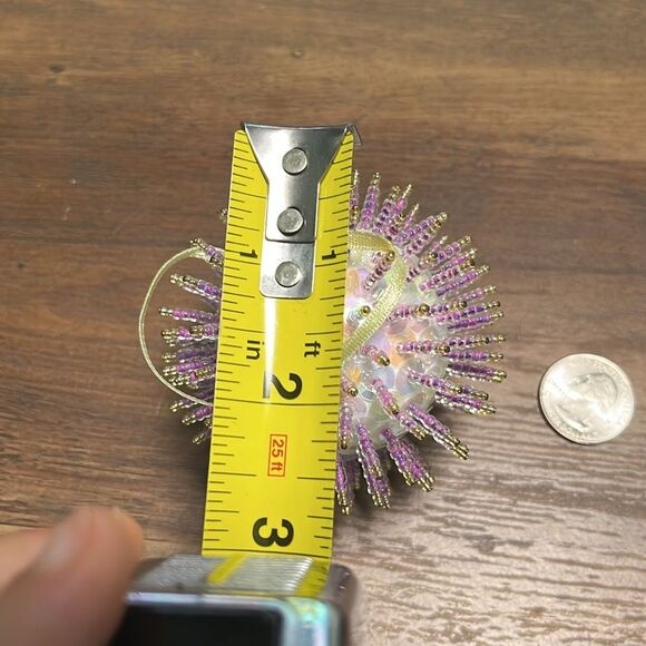 Handmade Sequin Circle Christmas Ornaments (4) - Picture 9 of 9